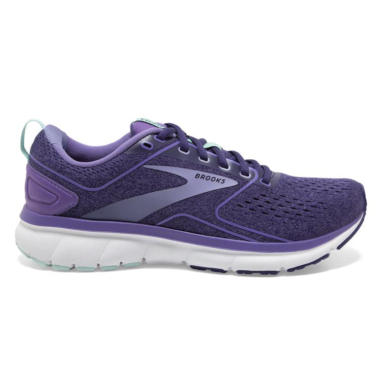 Brooks Transmit 3 Road Running Shoes - Women's - Blue Ribbon/Veronica/Lavender/Purple (23897-TSMA)